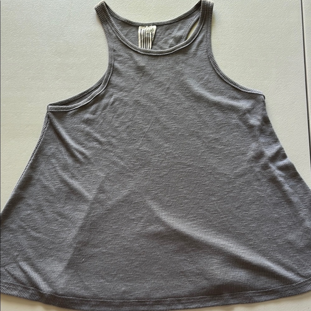 Free People Gray Sleeveless Women's Top